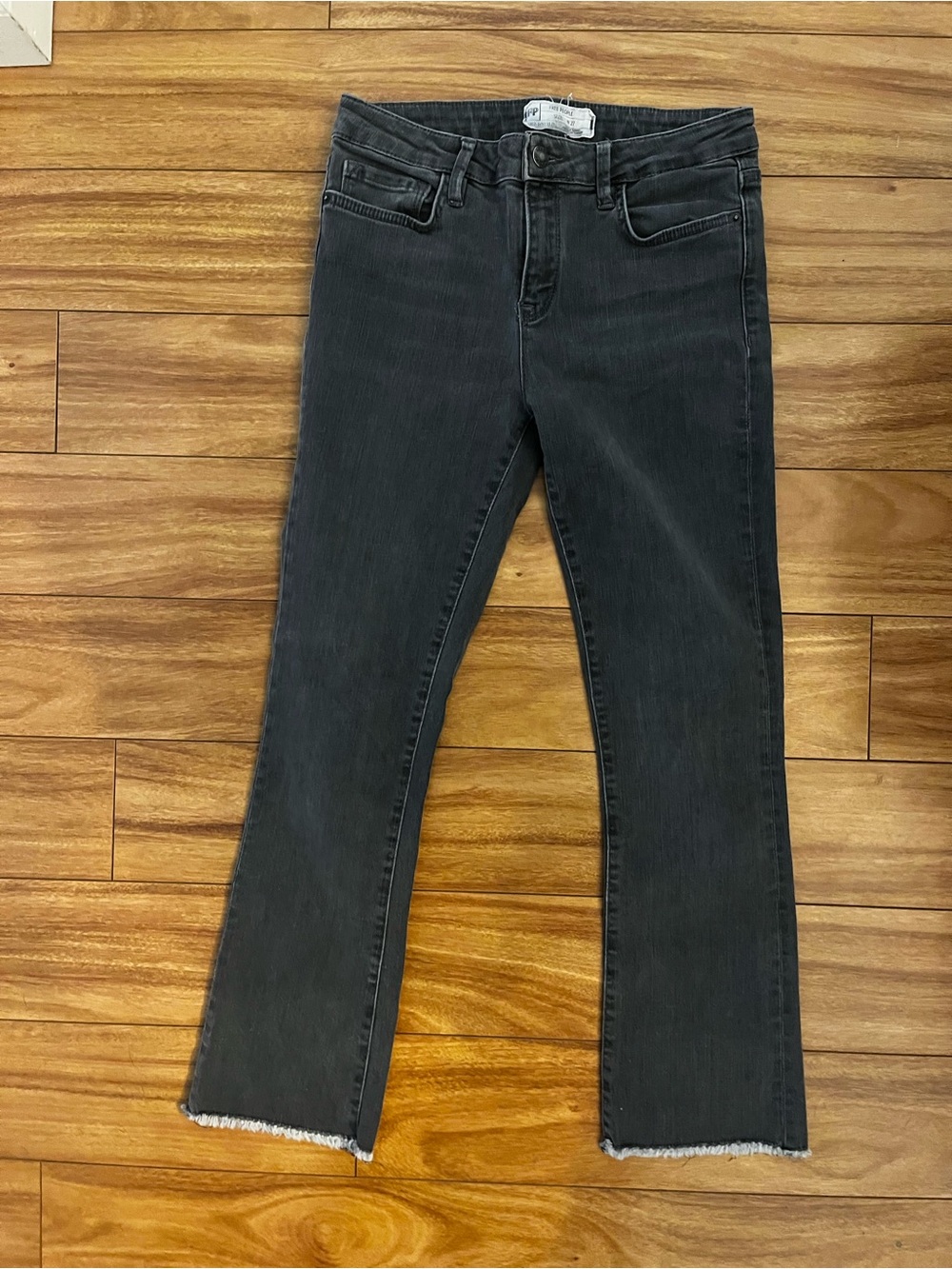 Free People Women's Released Hem High Rise Crop